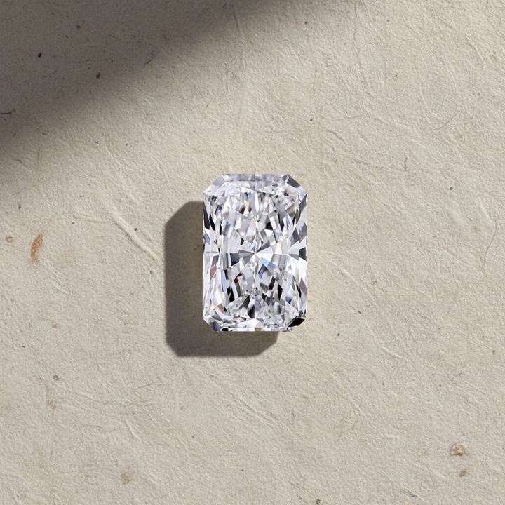 4.02 Carat Radiant Cut Lab Grown Diamond, VVS1/D