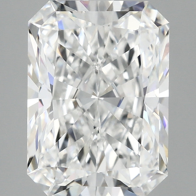 Diamant cultivé en laboratoire de 4,02 carats, taille radiante VVS2 D