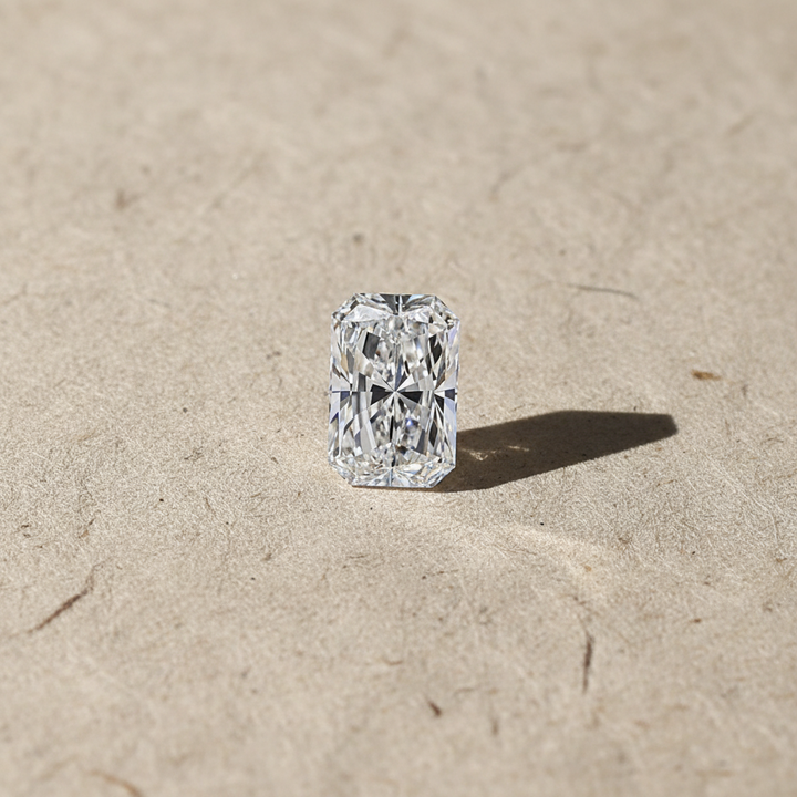 4.02 Carat Radiant Lab Grown Diamond, VVS1/D