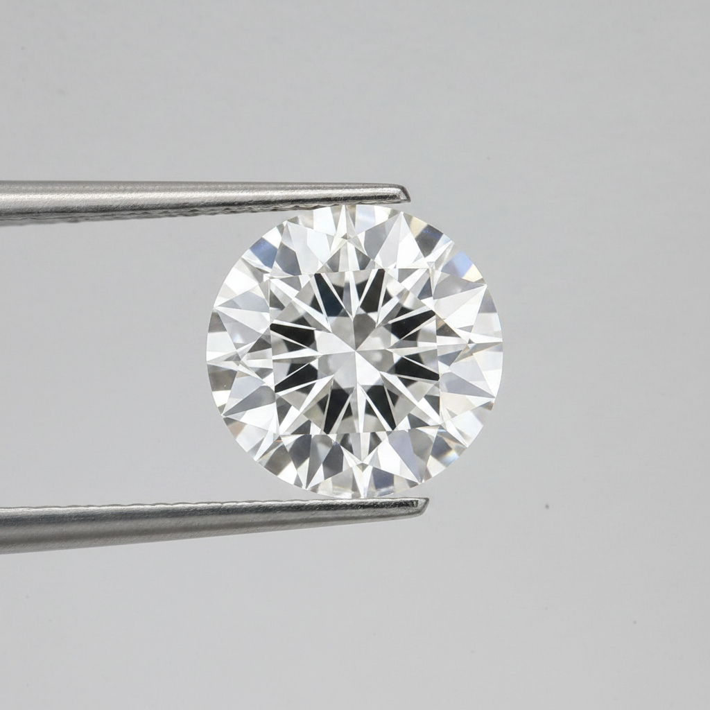 4.02 Ct D Color VS1 Round Cut CVD Lab Grown Diamond IGI Certified