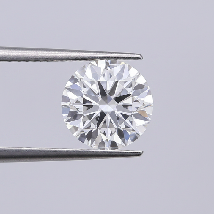 4.02 Ct E Color VVS2 Round Cut CVD Lab Grown Diamond IGI Certified