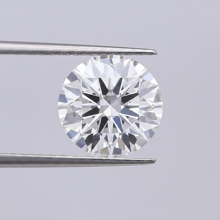 4.02 Ct E Color VVS2 Round Cut CVD Lab Grown Diamond IGI Certified