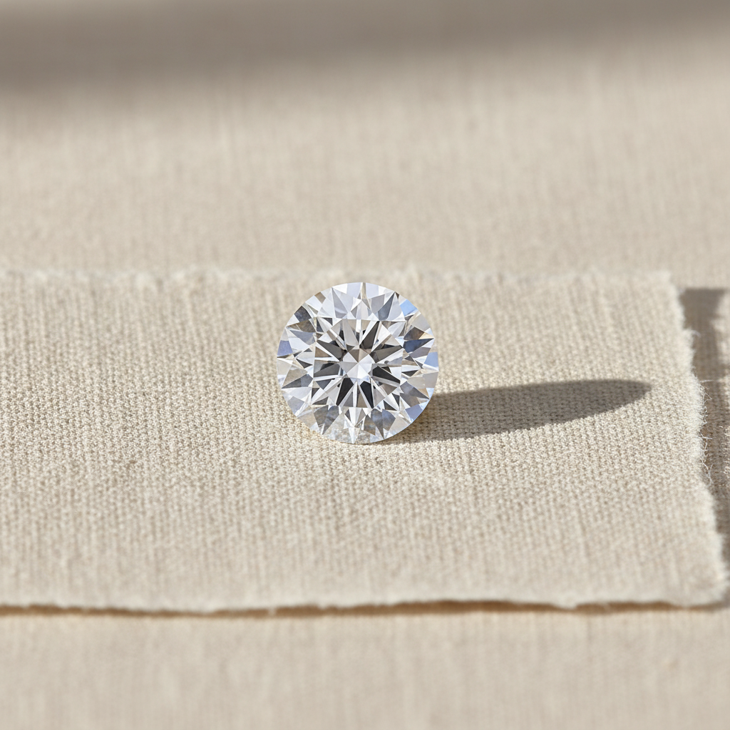 4.02 Carat Round E VVS2 CVD Lab Grown Diamond Ideal Cut IGI Certified