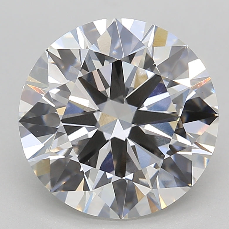 Diamante redondo cultivado en laboratorio de 4,02 quilates VS1 F