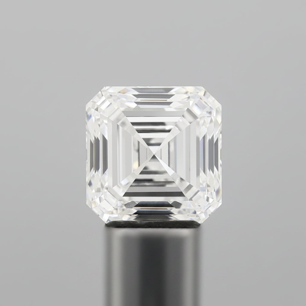 Diamant cultivé en laboratoire Asscher de 4,03 carats, VVS1/D