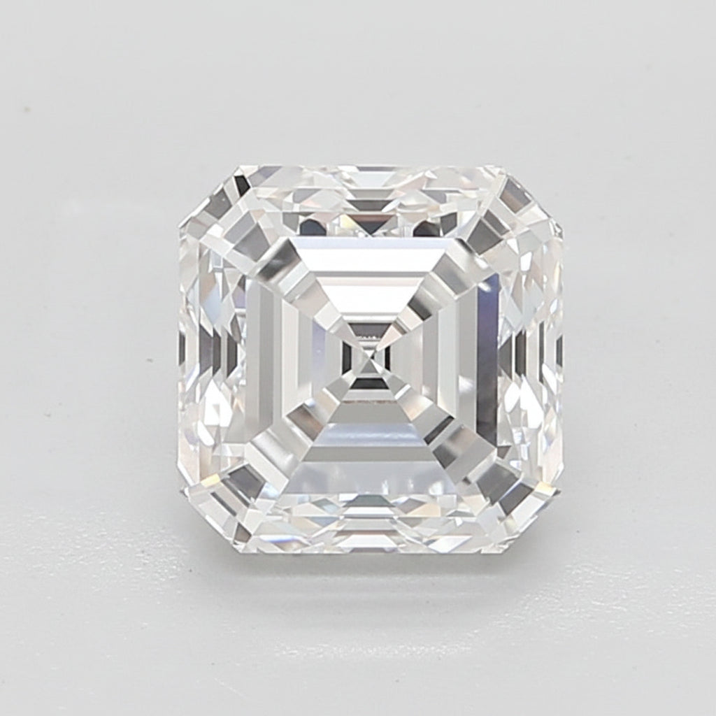 Diamant cultivé en laboratoire Asscher de 4,03 carats, VVS1/E