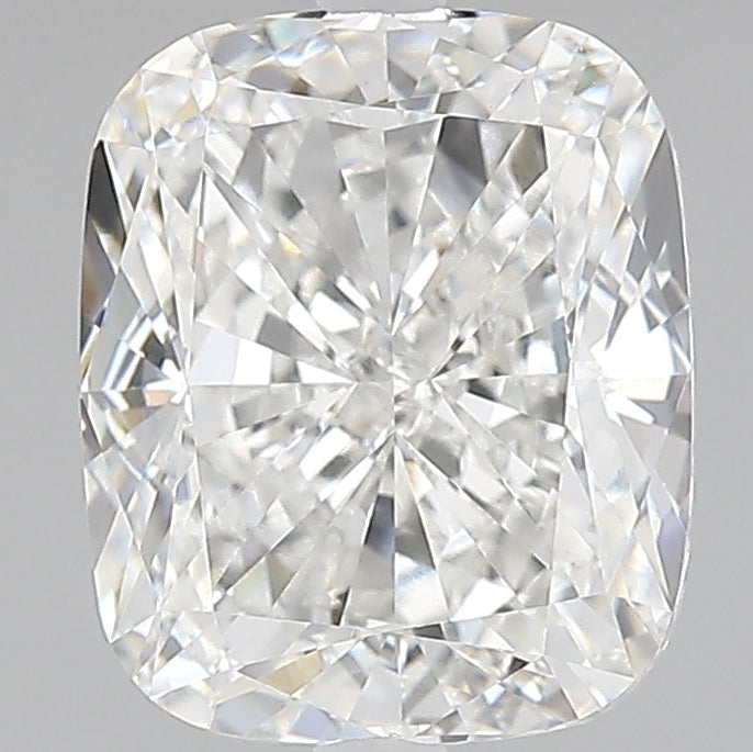 Diamante cultivado en laboratorio de talla larga tipo cojín de 4,03 quilates VS1F