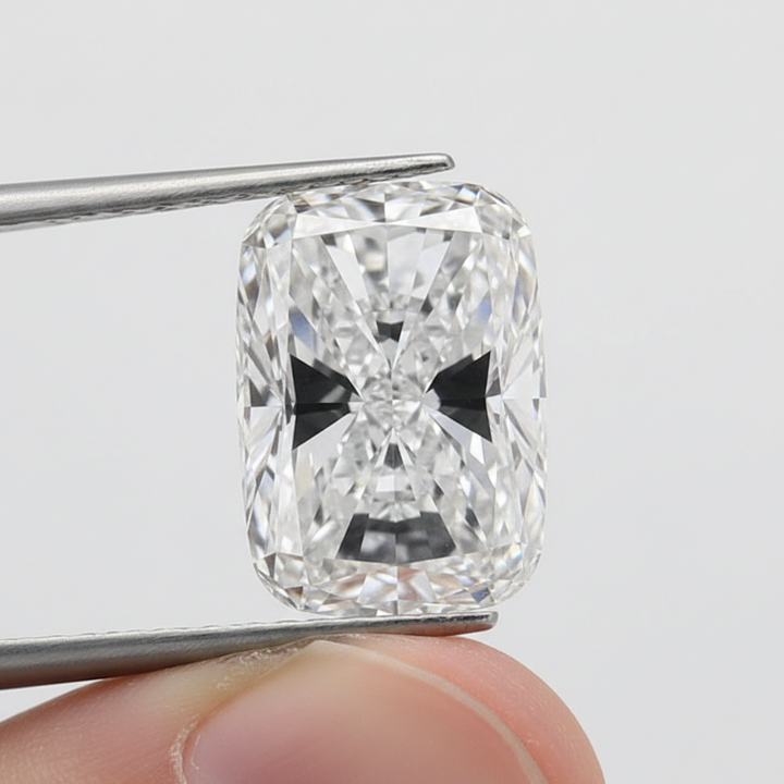 4.03 Carat Cushion Modified Cut Lab Grown Diamond, VS1/D