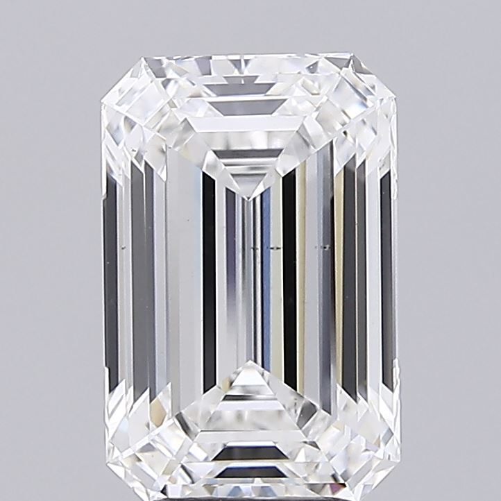 4,03 Karat Lab-Grown-Diamant im Smaragdschliff VS2 F