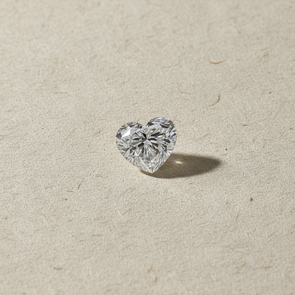 4.03 Carat Heart Cut Lab Grown Diamond VVS1 D Color IGI Certified
