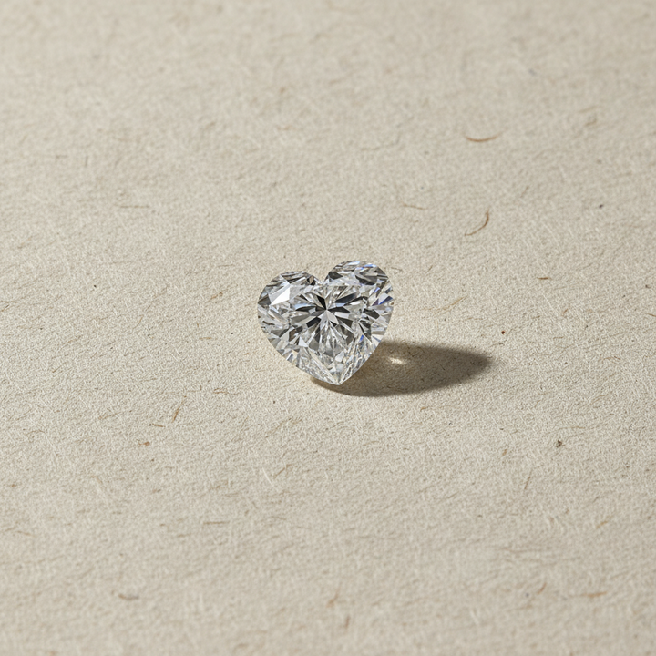 4.03 Carat Heart Cut Lab Grown Diamond VVS1 D Color IGI Certified
