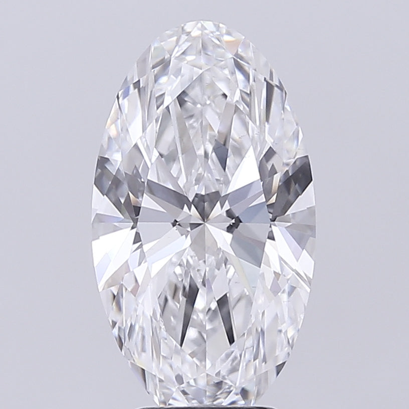 Diamant cultivé en laboratoire Moval de 4,03 carats VS1 D