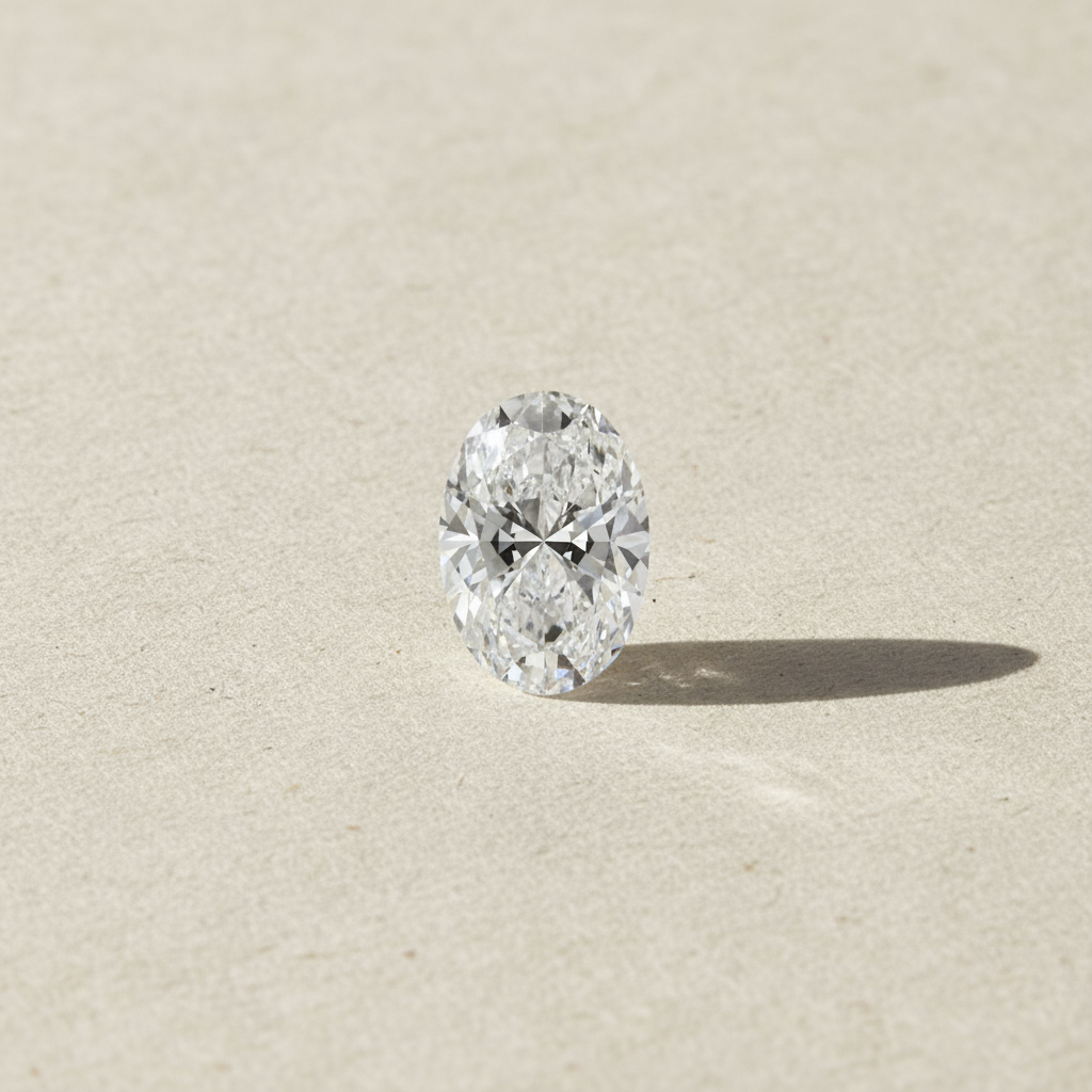 4.03 Carat Oval D VS2 CVD Lab Grown Diamond Excellent Polish Symmetry IGI Certified