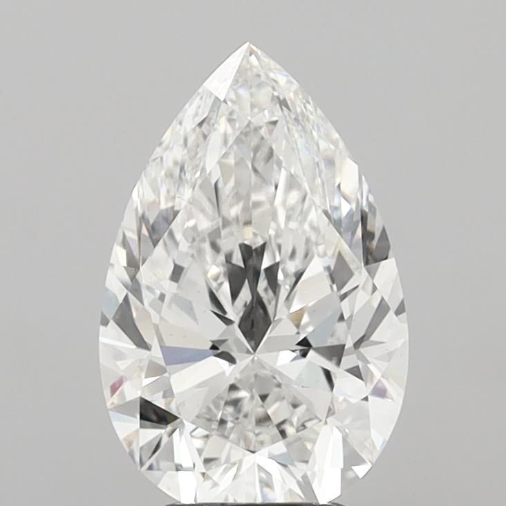 4.03 Carat Pear Cut Lab Grown Diamond VS1E
