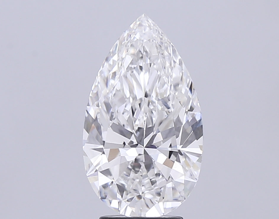 4.03 Carat Pear Cut Lab Grown Diamond VVS2F 