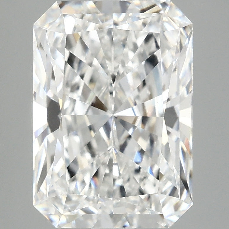 Diamant cultivé en laboratoire de 4,03 carats, taille radiante VVS2 D
