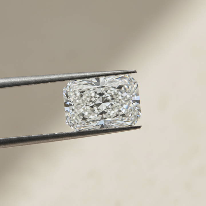 4,03 karaat stralend geslepen laboratoriumdiamant, VVS2/F