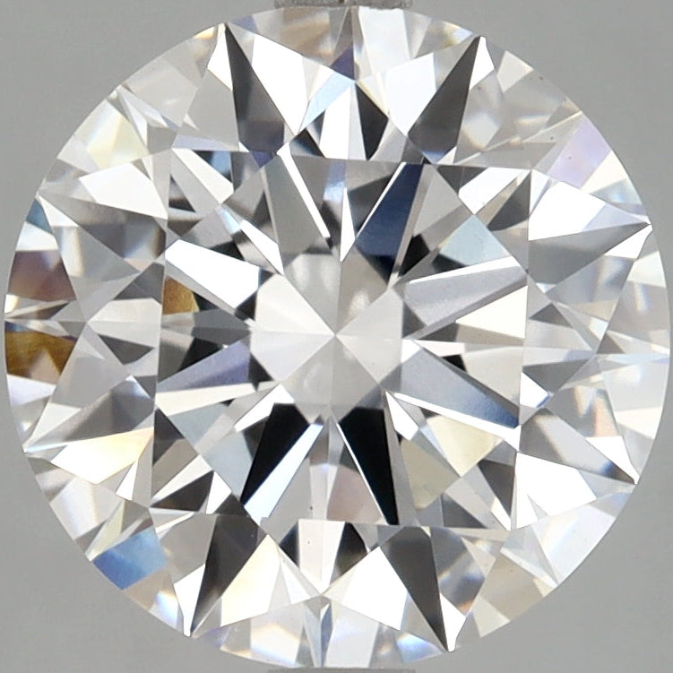 Diamante cultivado en laboratorio de talla redonda de 4,03 quilates VS1 D