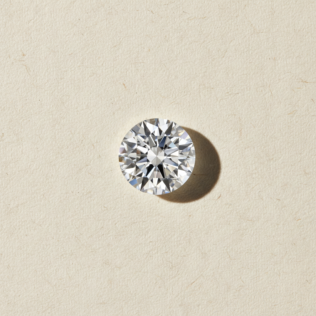 4.03 Carat Round D VS1 Lab Grown Diamond Ideal Cut IGI Certified