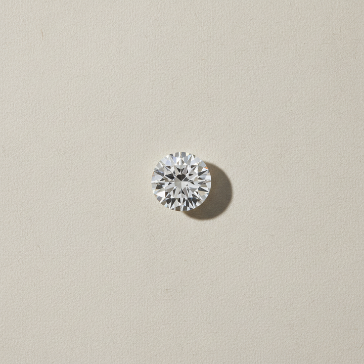 4.03 Carat Round F VVS2 CVD Lab Grown Diamond Ideal Cut IGI Certified