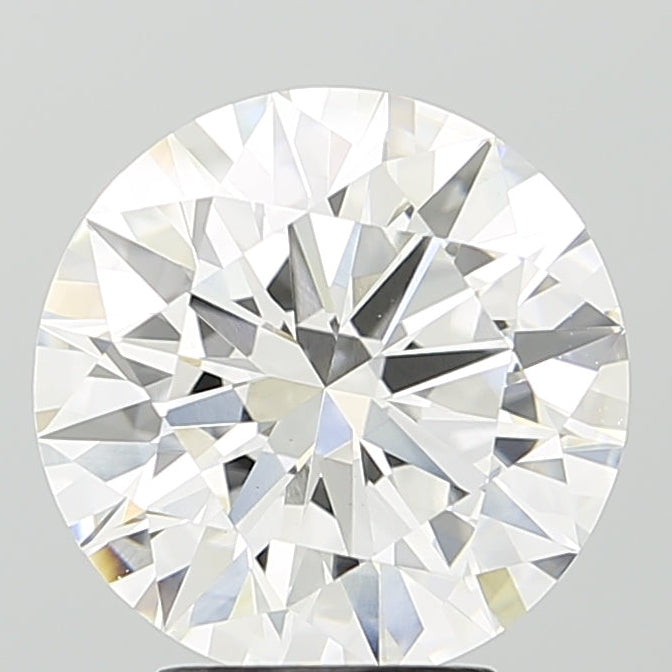 4.03 Carat Round Cut Lab Grown Diamond VVS2F Color