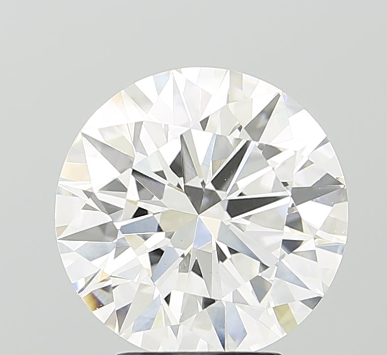4.03 Carat Round Cut Lab Grown Diamond VVS2F Color