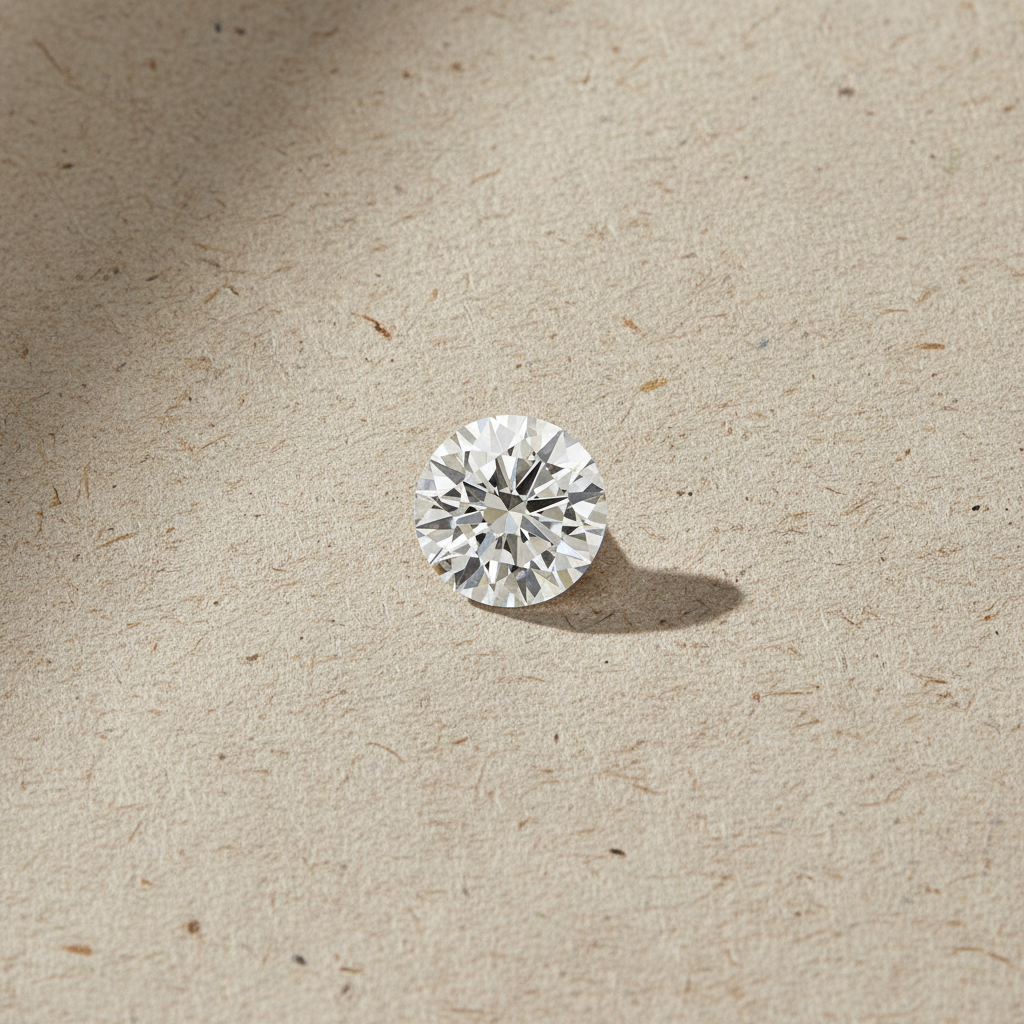 4.03 Carat Round F VVS2 CVD Lab Grown Diamond Ideal Cut IGI Certified