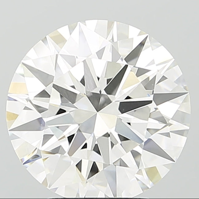 4.03 Carat Round Cut Lab Grown Diamond VVS2F Color