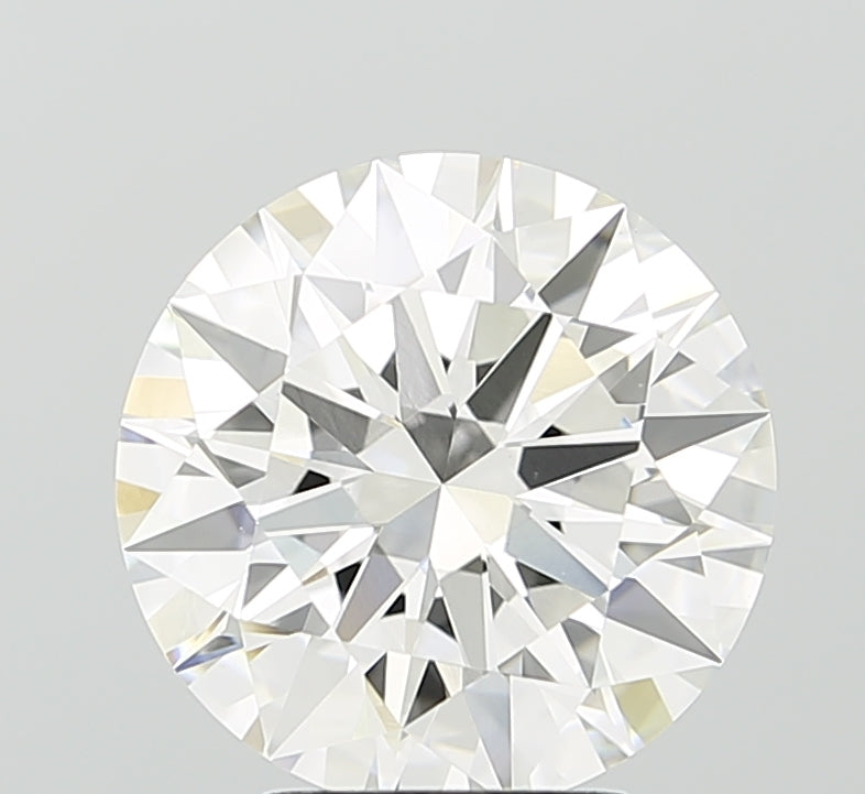 4.03 Carat Round Cut Lab Grown Diamond VVS2F Color