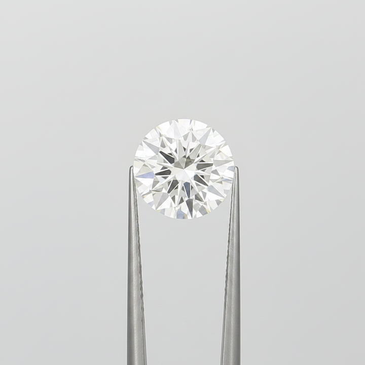 4.03 Ct F Color VVS2 Round Cut CVD Lab Grown Diamond IGI Certified