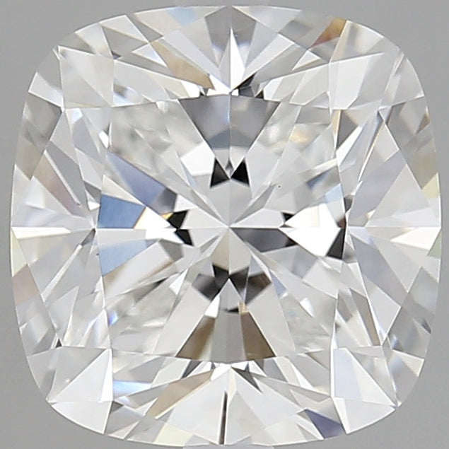 4,04 karaat kussen briljant geslepen lab-grown diamant VVS2 F