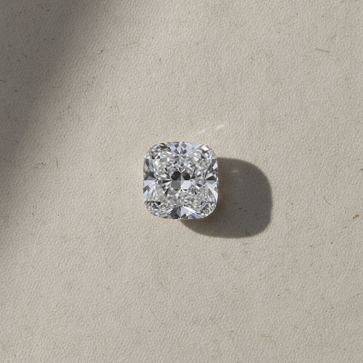 4.04 Carat Cushion Cut Lab Grown Diamond, VS1/E