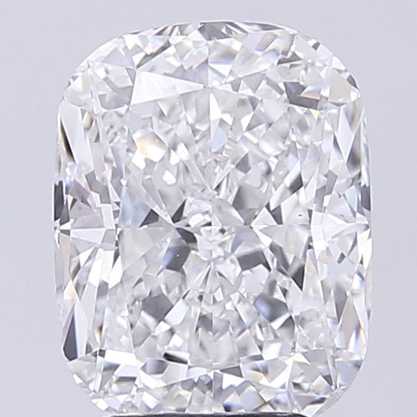 4.04 Carat Cushion Cut Lab Grown Diamond VS1 E