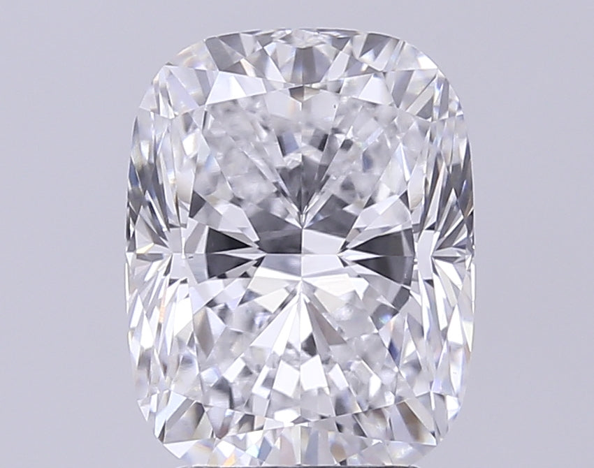 4.04 Carat Cushion Modified Cut Lab Grown Diamond VS1D 