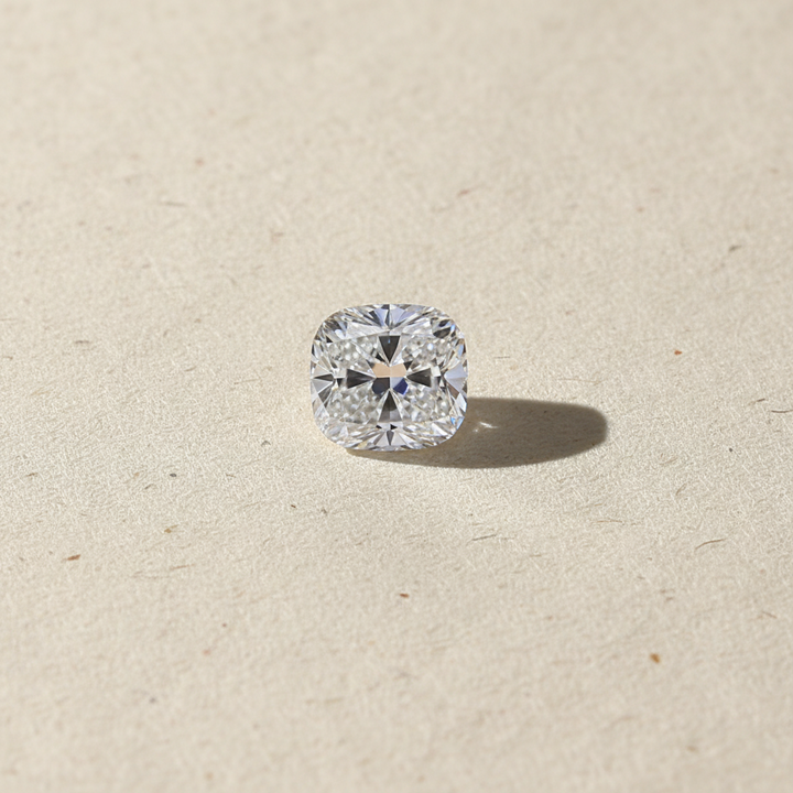 4.04 Carat Cushion Modified Cut Lab Grown Diamond, VS1/D