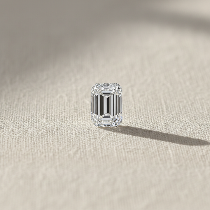 4.04 Carat Emerald Cut Lab Grown Diamond, VS1/E
