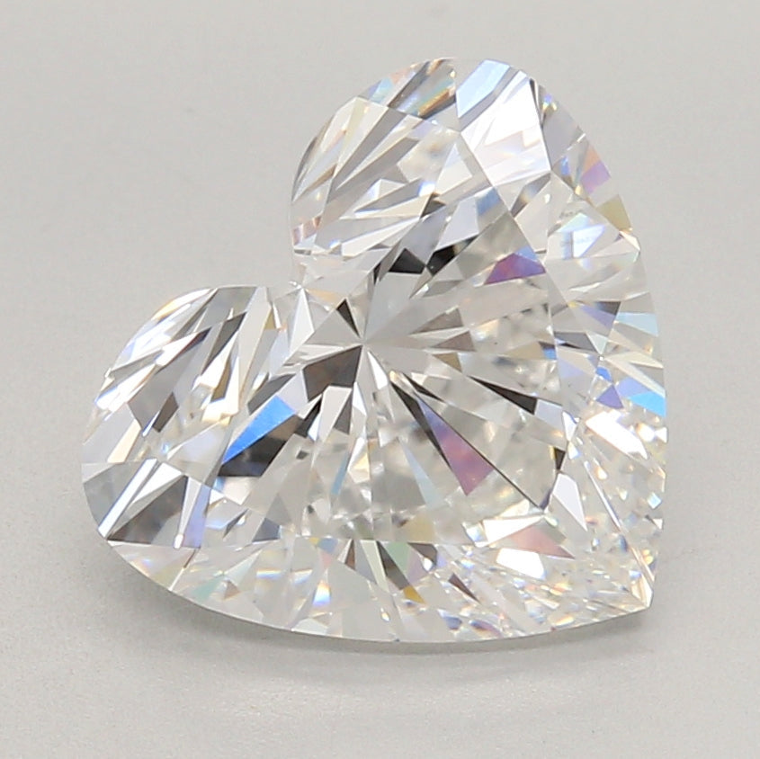 4.04 Carat Heart Lab Grown Diamond VVS2 E