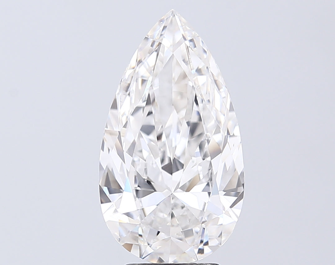 4.04 Carat Pear Cut Lab Grown Diamond VS1E 