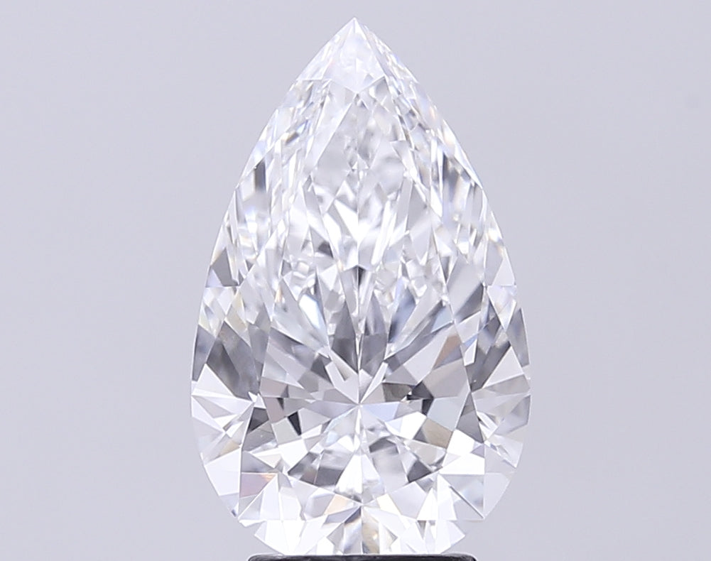 4.04 Carat Pear Cut Lab Grown Diamond VVS1D 