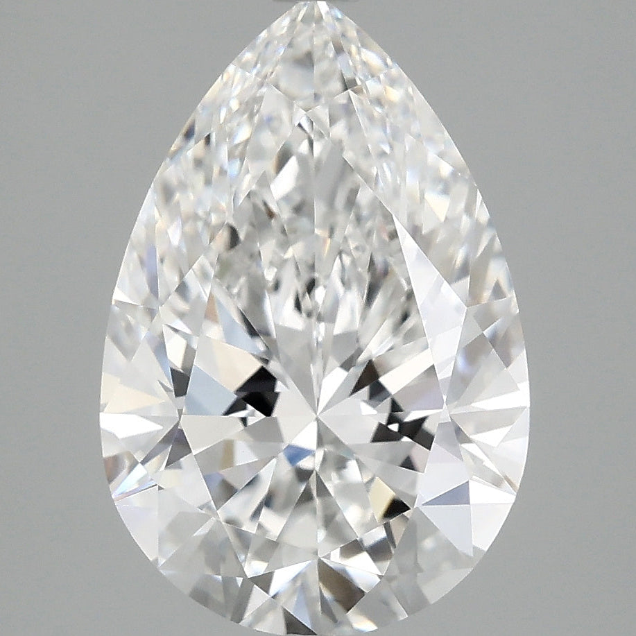 4.04 Carat Pear Cut Lab Grown Diamond VVS2E