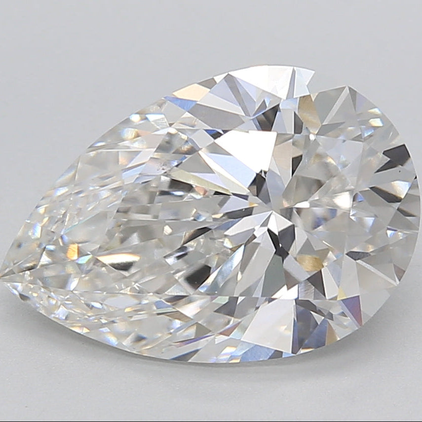 4.04 Carat Pear Shape Lab Grown Diamond VS1 G