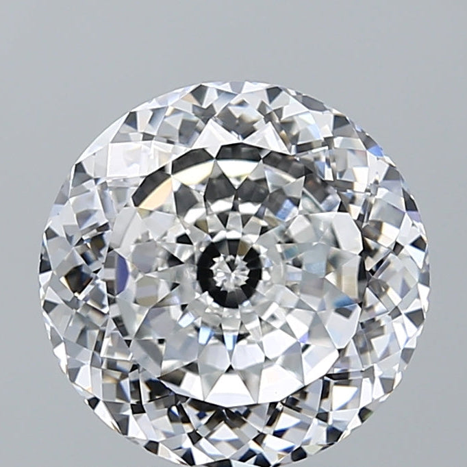Diamant cultivé en laboratoire de taille portugaise de 4,04 carats VVS2 E