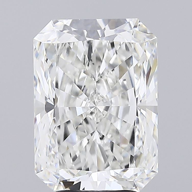 Diamante coltivato in laboratorio con taglio radiante da 4,04 carati VVS1 F