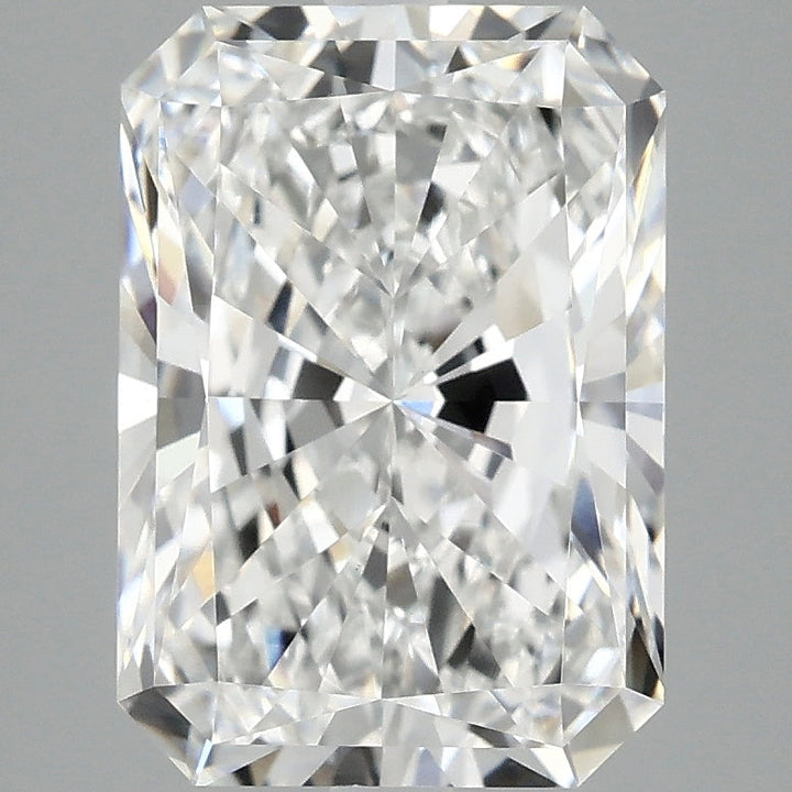 Diamant cultivé en laboratoire de 4,04 carats, taille radiante VVS2 D