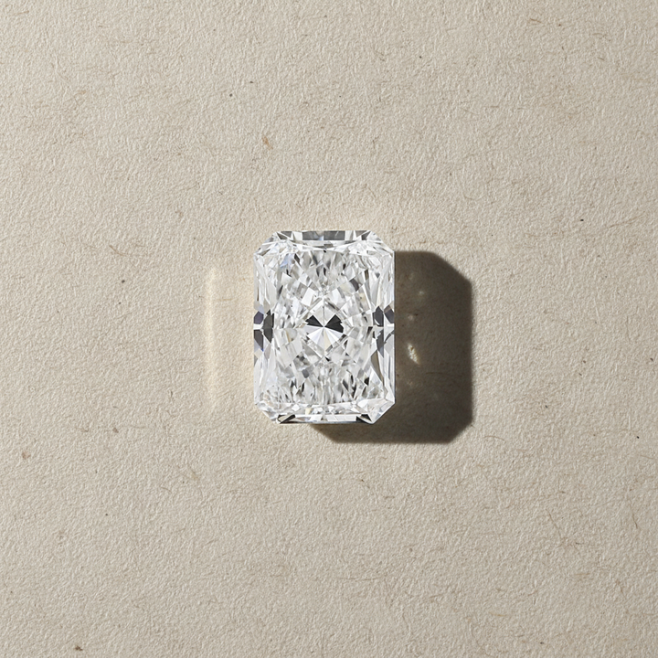 4.04 Carat Radiant Lab Grown Diamond, VS2/D