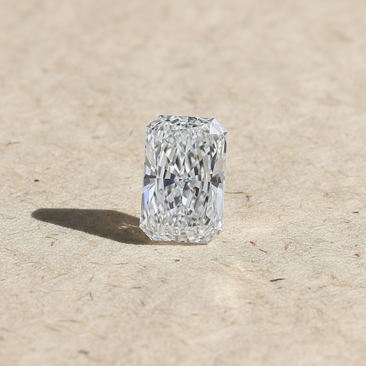 4.04 Carat Radiant Lab Grown Diamond, VVS1/E