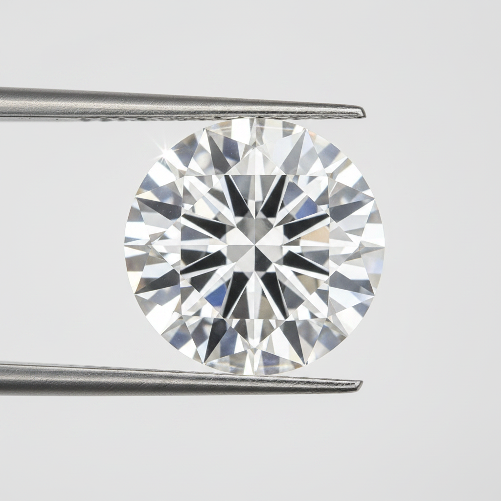 4.04 Ct E Color VS1 Round Cut CVD Lab Grown Diamond IGI Certified