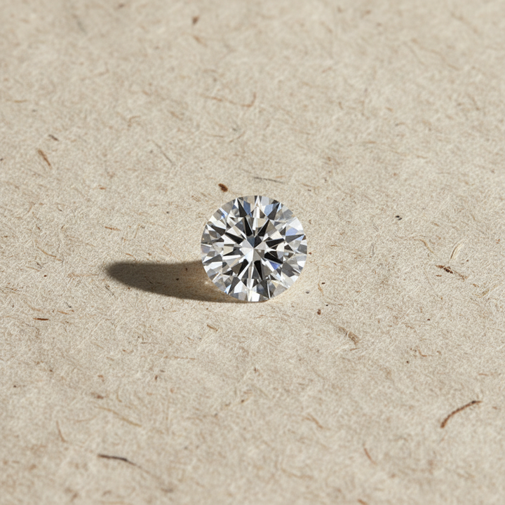 4.04 Carat Round E VS1 CVD Lab Grown Diamond Excellent Cut IGI Certified