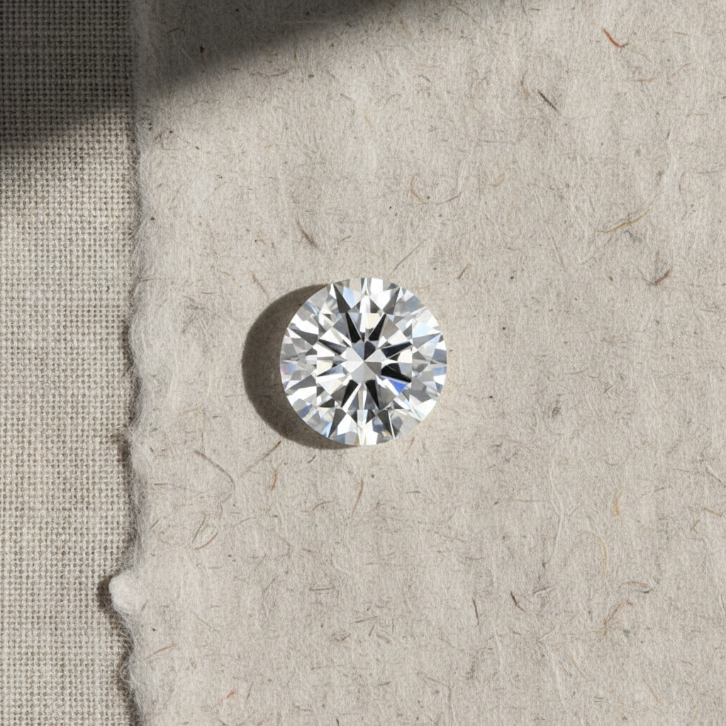 4.04 Carat Round E VS1 CVD Lab Grown Diamond Ideal Cut IGI Certified