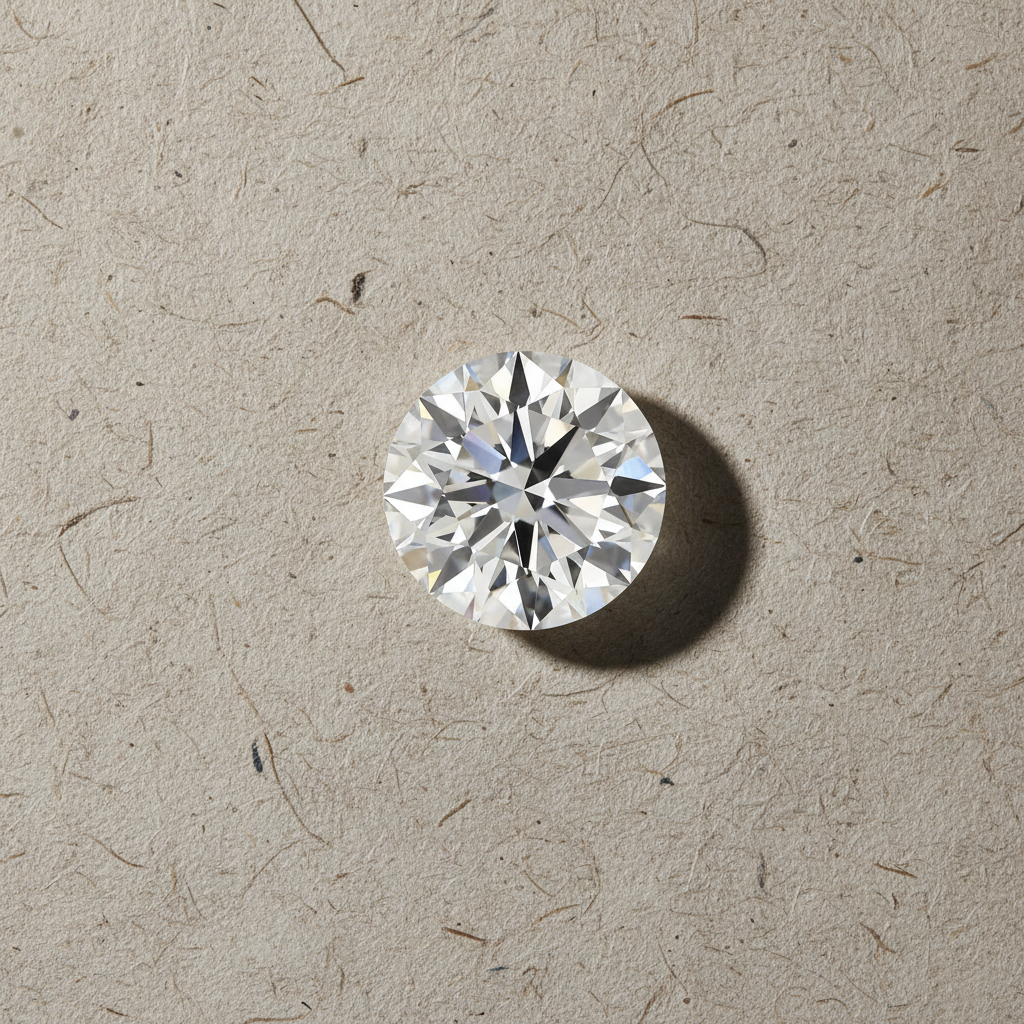4.04 Carat Round E VVS1 CVD Lab Grown Diamond Ideal Cut IGI Certified